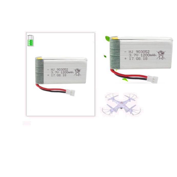 Pin Máy Bay Điều Khiển Dung Lượng Cao 3.7V 1200mAh 25C( X5SW .X5S.X5SC.M18..)