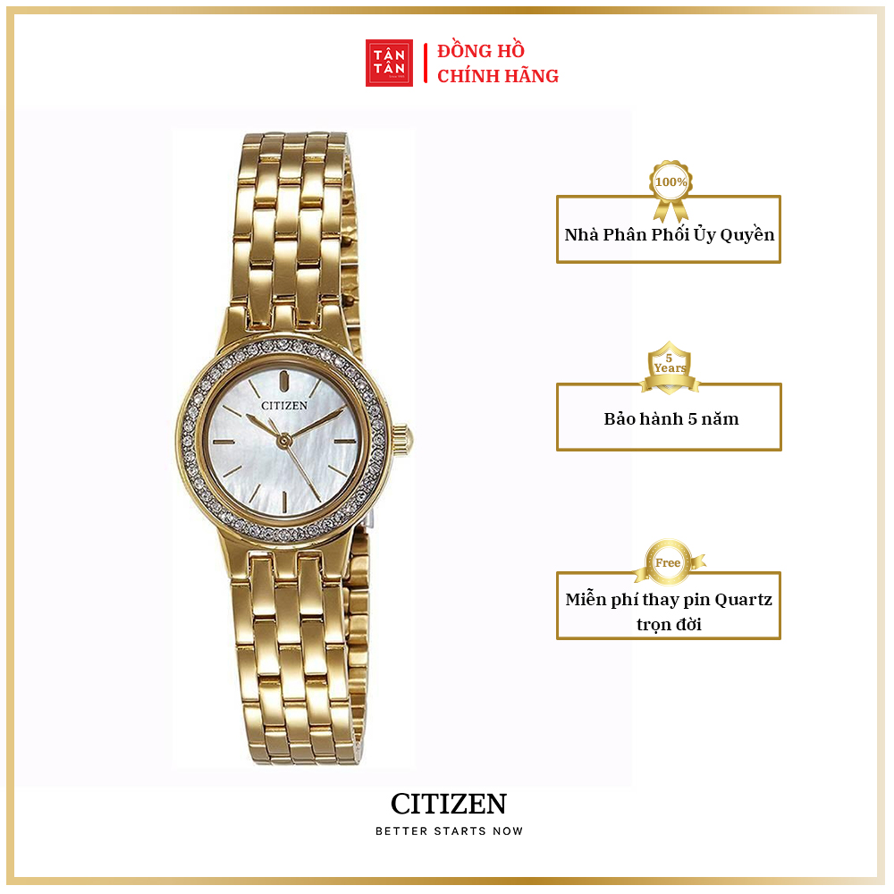 Đồng hồ Nữ Citizen Quartz EJ6102-56D 25mm