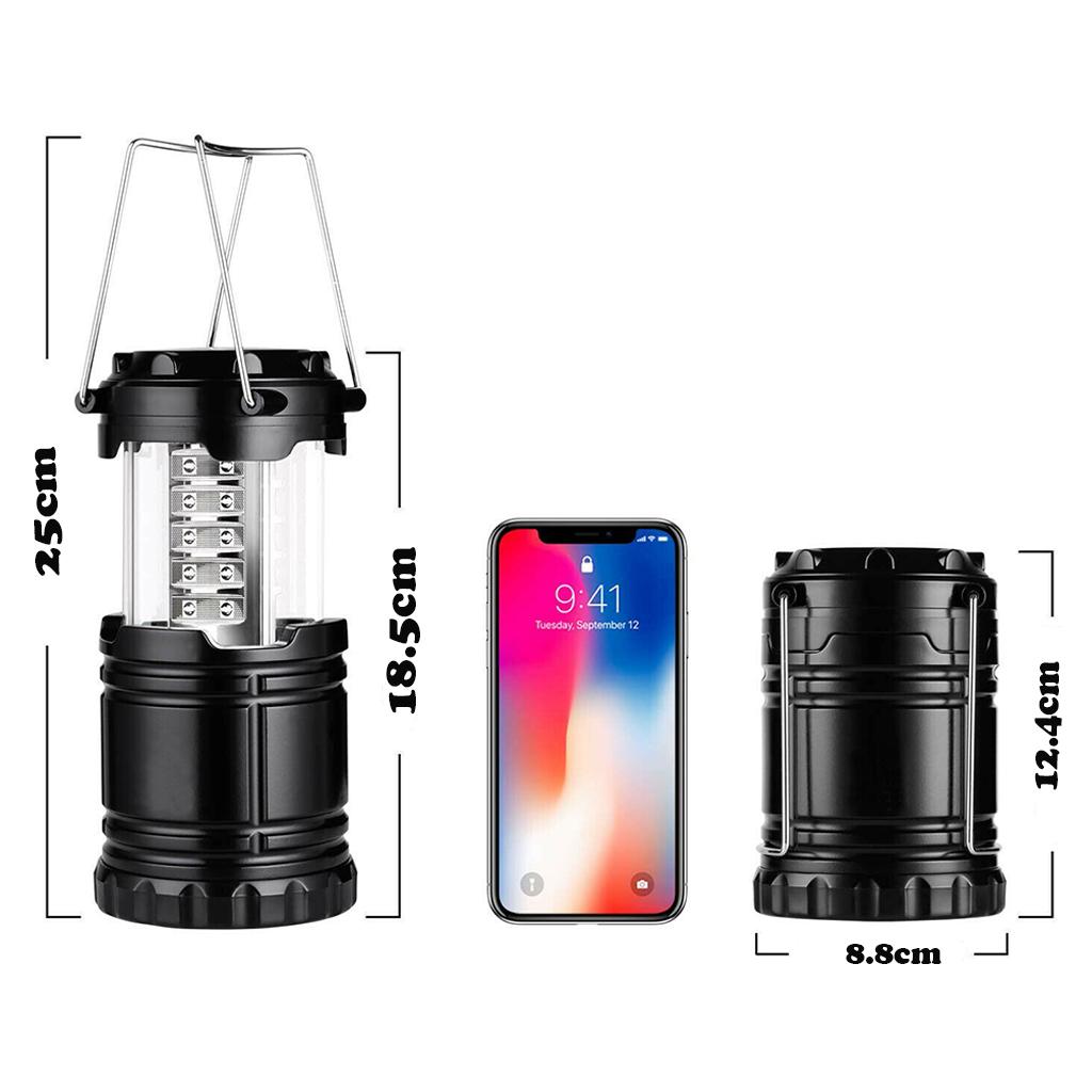 Portable Light Outdoor Camping Hiking Lamp Folding Waterproof Lantern