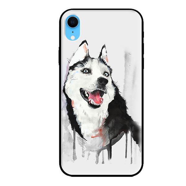 Ốp lưng cho iPhone XR  Husky Dog - Hàng chính hãng