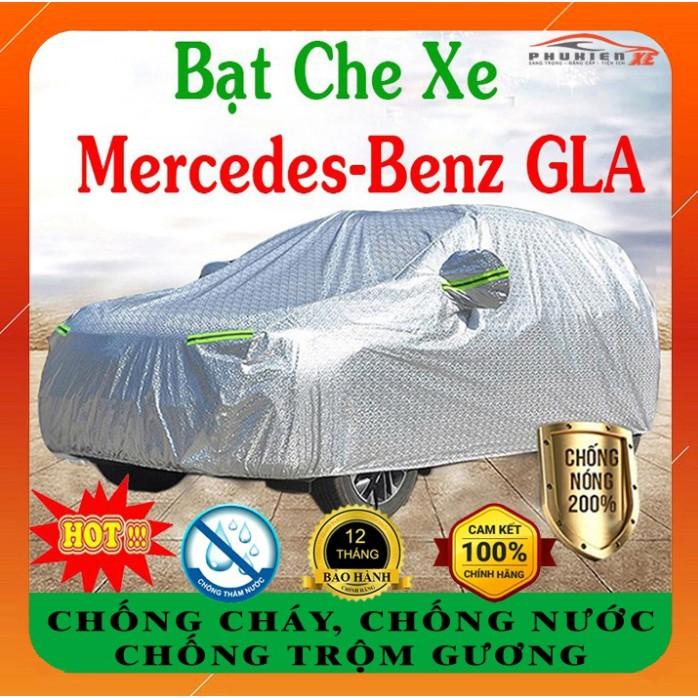 Bạt Phủ Ô Tô Mercedes GLA CAO CẤP 3 LỚP Tráng Bạc Cách Nhiệt, Chống Nước, Chống Trộm Gương