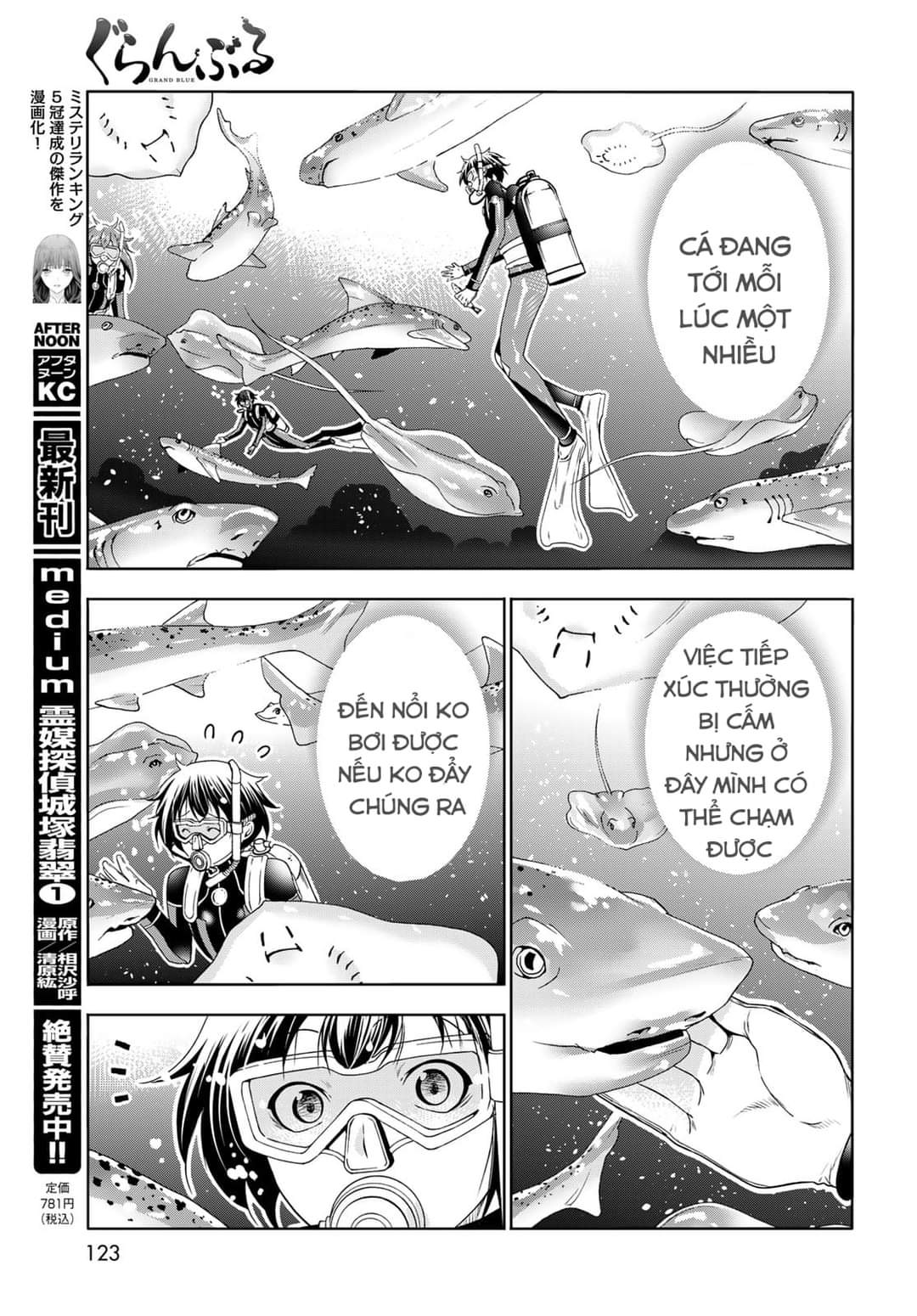 cô gái thích lặn - grand blue chapter 81 30