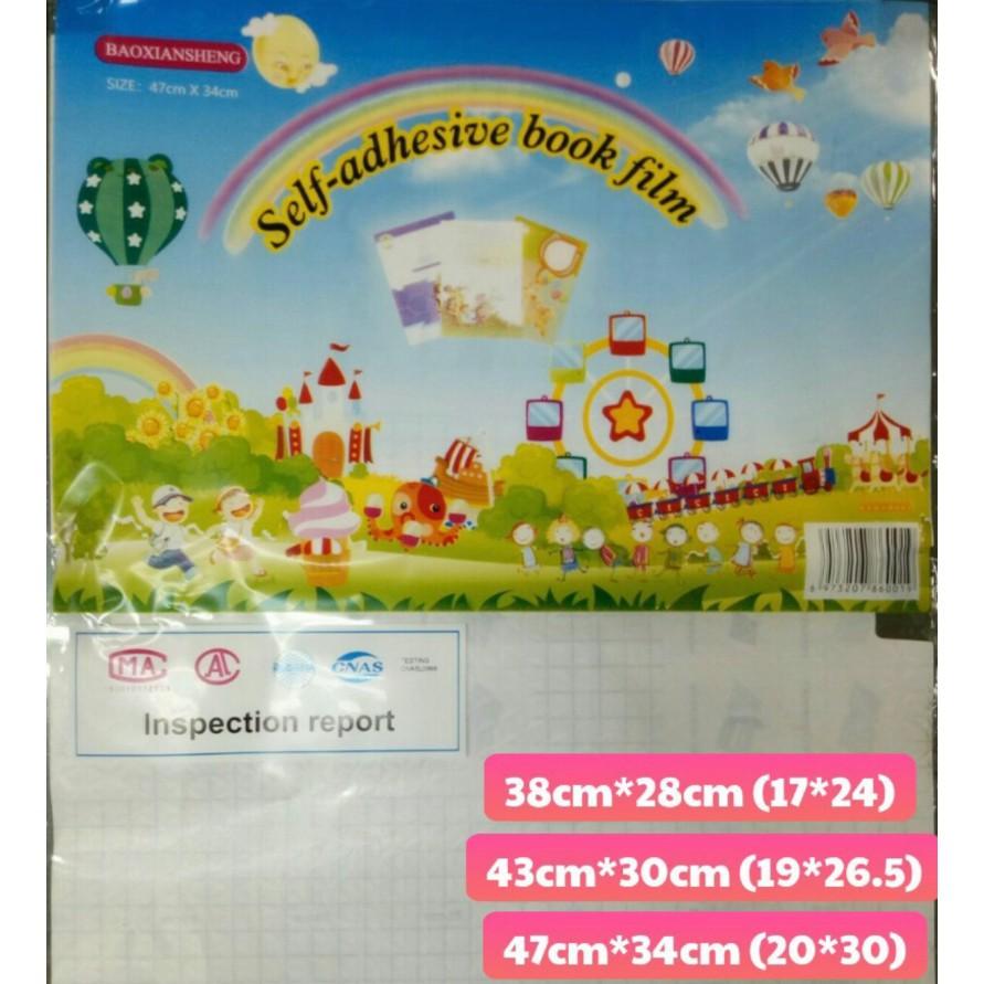 Set 10 tập decal bọc sách, vở nhiều kích thước