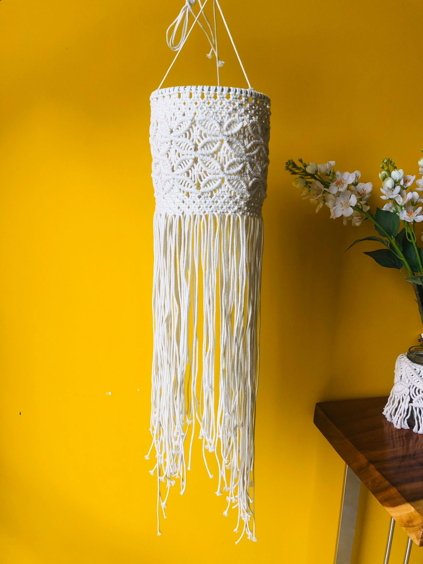 Đèn trang trí Macrame