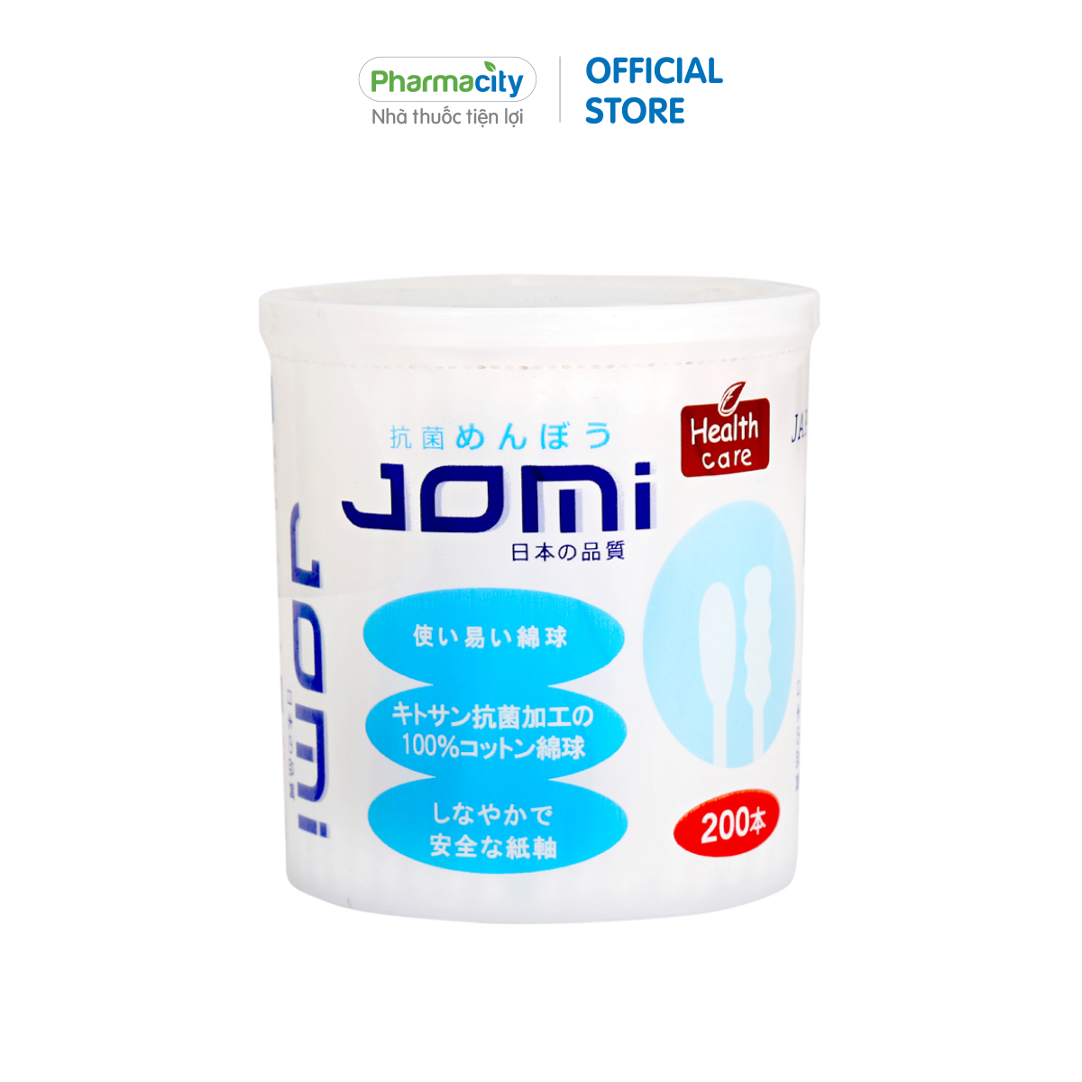 Tăm bông kháng khuẩn Jomi