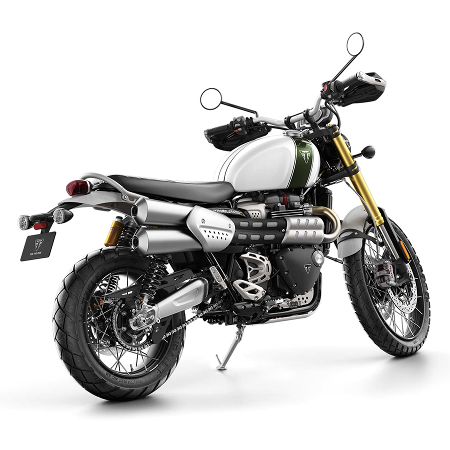 Xe Môtô Triumph Scrambler 1200 XE - Trắng Xanh