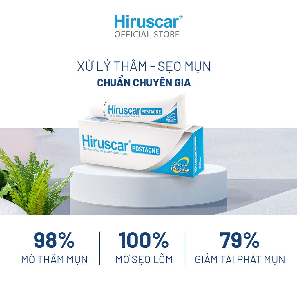 Gel Chăm Sóc Sẹo Mụn Và Mụn Thâm Hiruscar Post Acne 10G