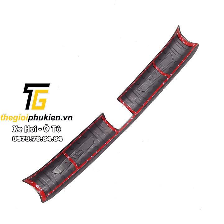 BỘ SẢN PHẨM Nẹp bước chân và ốp chống trầy cốp Honda City 2021 - Mẫu vân Carbon