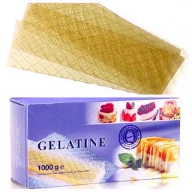 GELATINE lá / 5 lá GELATIN