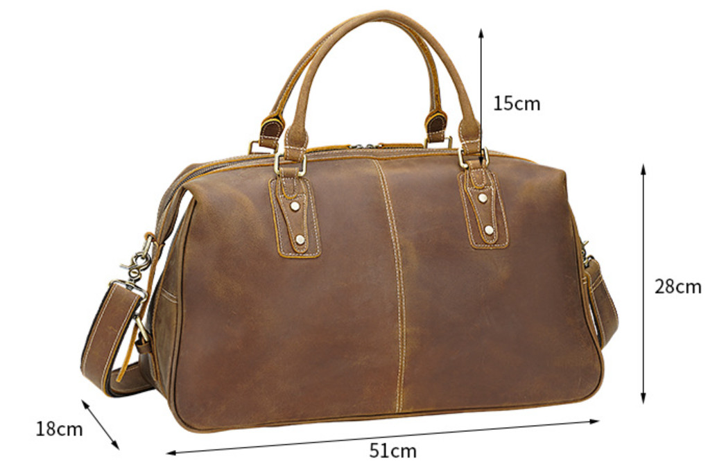 TÚI DU LỊCH DA BÒ SÁP CAO CẤP TX003