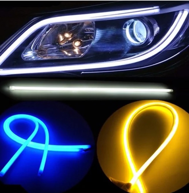 Đèn Led Mí Ô Tô Tích Hợp Xi Nhan Chạy Đuổi