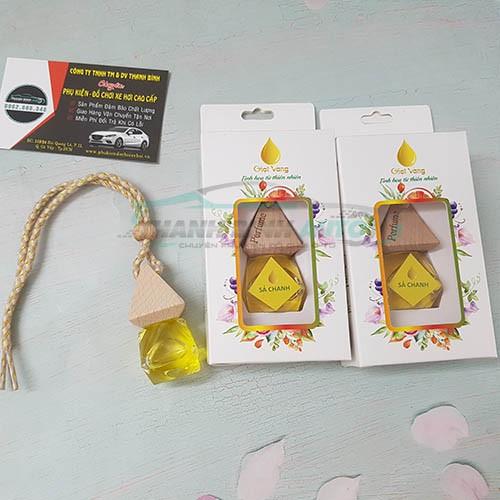 Tinh Dầu Sả Chanh Treo Xe Khử Mùi - Hàng Cao Cấp - Phụ Kiện Xe Hơi