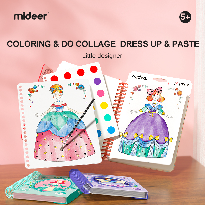 Đồ chơi Thiết Kế Thời Trang và Tô Màu Nước Công Chúa - Mideer Little Designer