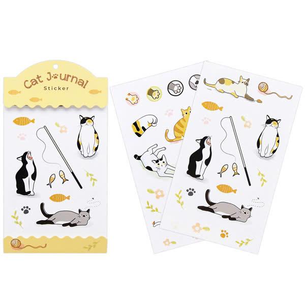 Sticker Cat Journal - The Sun