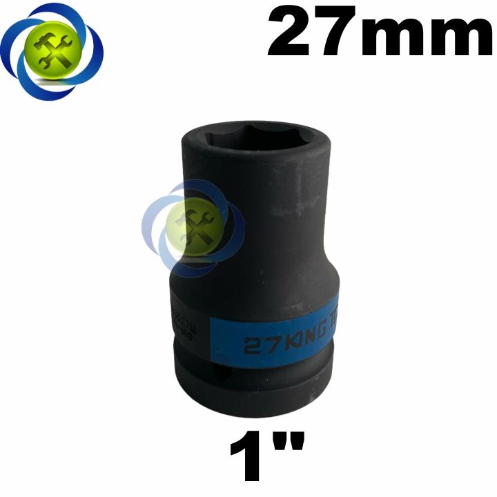 Tuýp 27mm 1 inch Kingtony 883527M loại dài 80mm có 6 cạnh màu đen