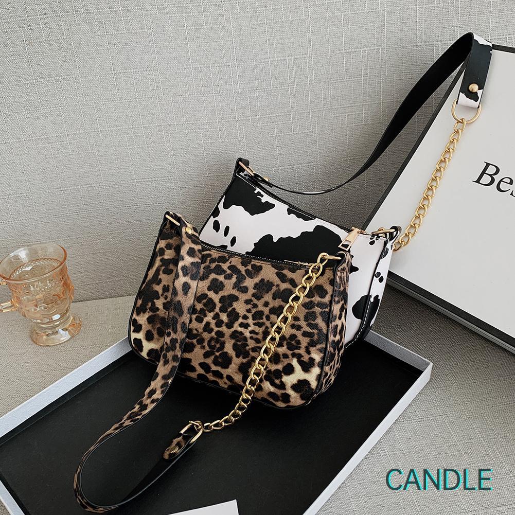 Túi Đeo Dưới Cánh Tay Chất Liệu Da Pu Họa Tiết Động Vật