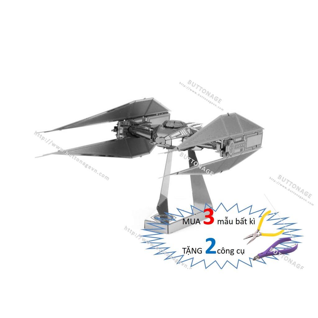 Mô Hình Lắp Ráp 3d Phi Thuyền Vũ Trang TIE SILENCER