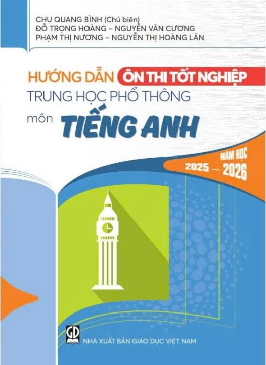 Sách - Hướng Dẫn Ôn Thi Tốt Nghiệp Trung Học Phổ Thông Các Môn Năm Học 2025 - 2026 (Tùy Chọn)