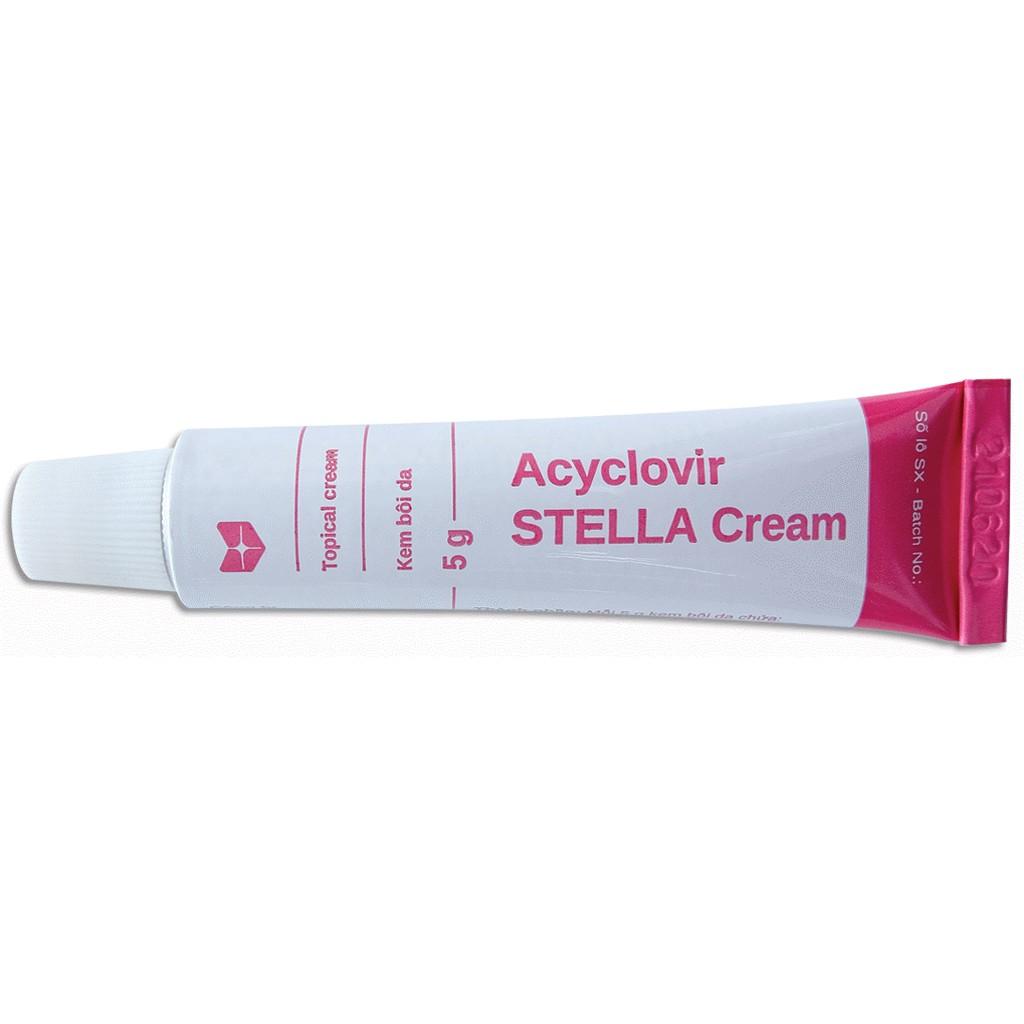 ACYCLOVIR CREAM-KEM BÔI ZONA, THUỶ ĐẬU 5G