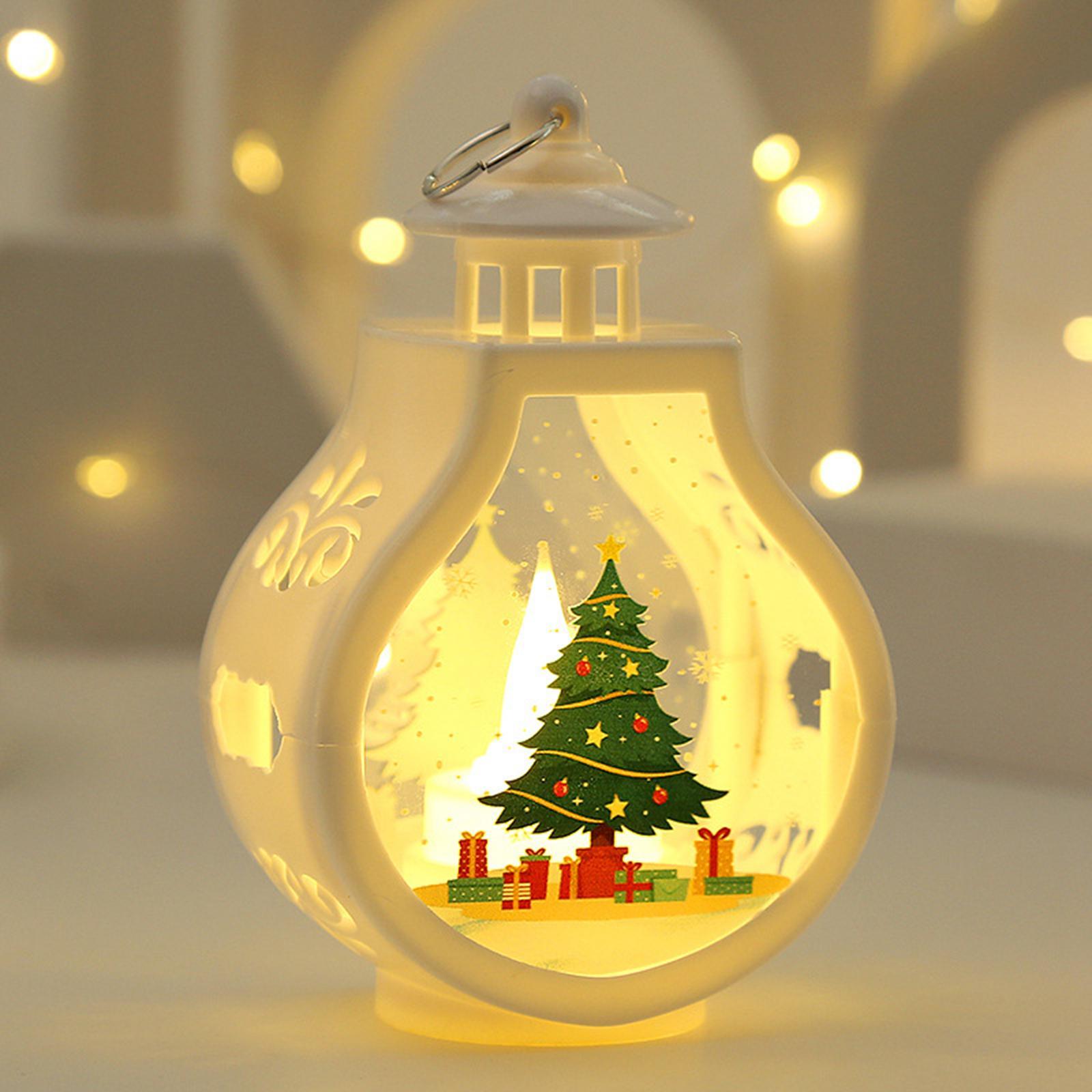 Christmas Candle Lantern Decorative Candle Lantern LED Candle Light for Patio