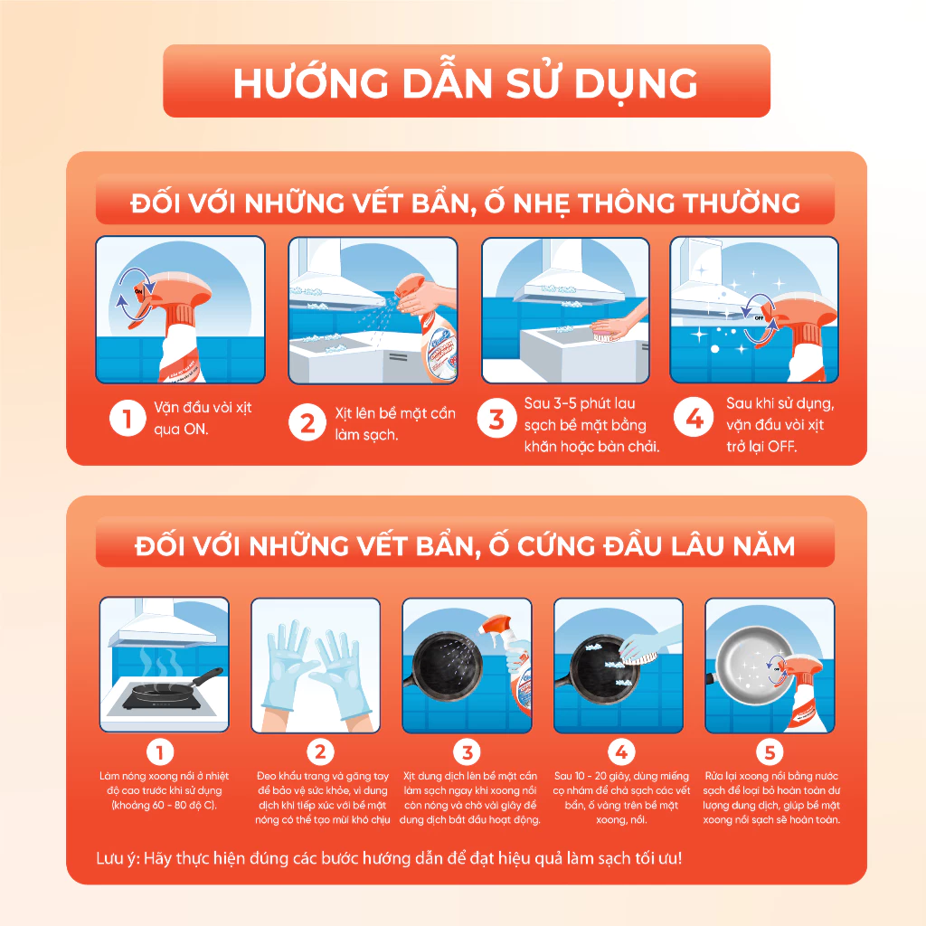 Combo 3 chai sạch đa năng Cleanz hương Chanh (không xịt bọt) + Quà tặng