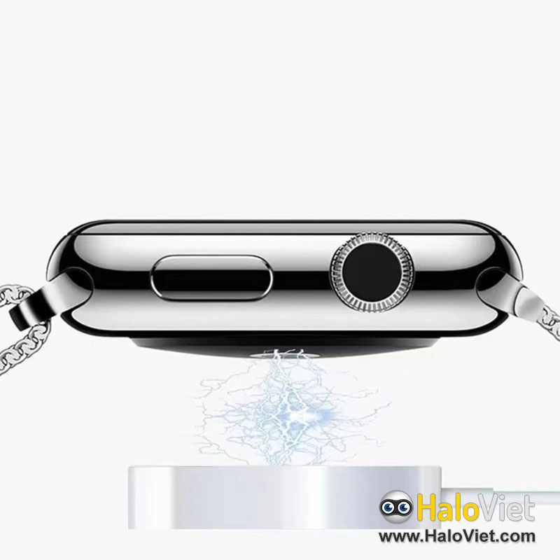 Cáp sạc không dây cho đồng hồ Apple Watch Magnetic cao cấp series 9 8 7 6 5 4 3 2 1, SE, Ultra, SE / Ultra 2 dài 1m