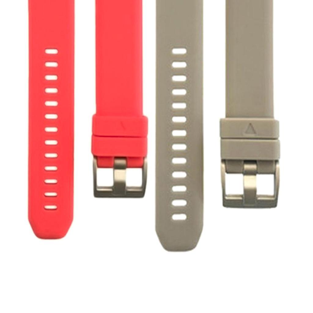 2x Sport Silicone Bracelet Watch Band Strap Durable for Garmin Vivoactive 3