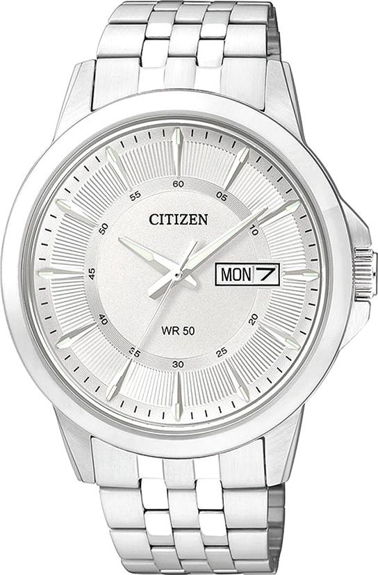 Đồng Hồ Nam Citizen Dây Thép Không Gỉ BF2011-51A - Mặt Trắng