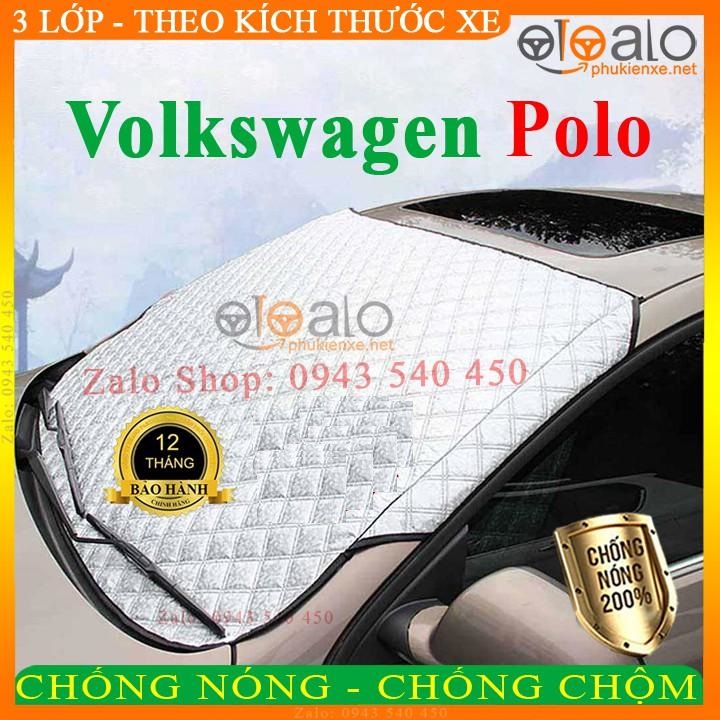Bạt Phủ dành cho Ô Tô Volkswagen Polo Hatchback Cao Cấp 3 Lớp Chống Nắng Nóng Chống Nước Chống xước