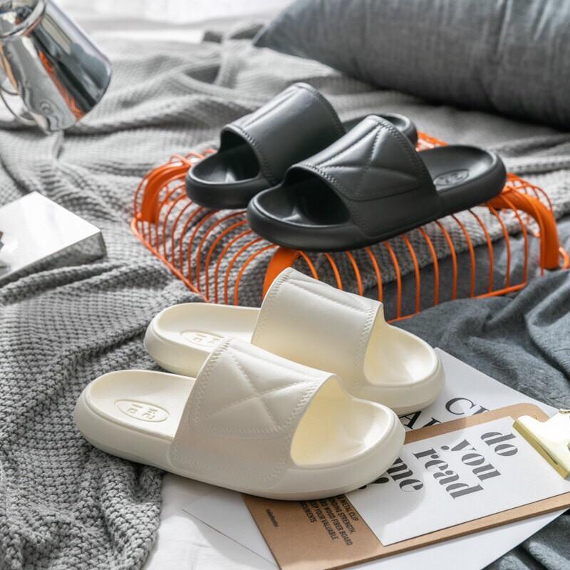 Ulzzang 045 Dép đi trong nhà, văn phòng unisex quai ngang đế xuồng bami siêu êm siêu nhẹ 100gram cực hot Thời Trang PKT