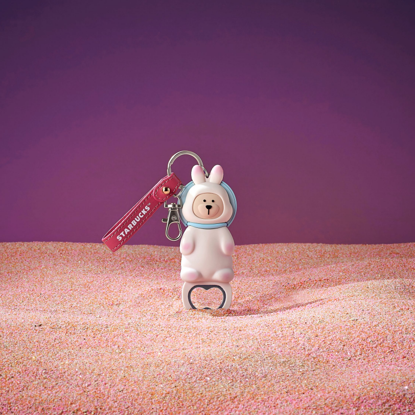 Móc khóa Starbucks Bearista Bear Astro Bunny Bằng Silicone