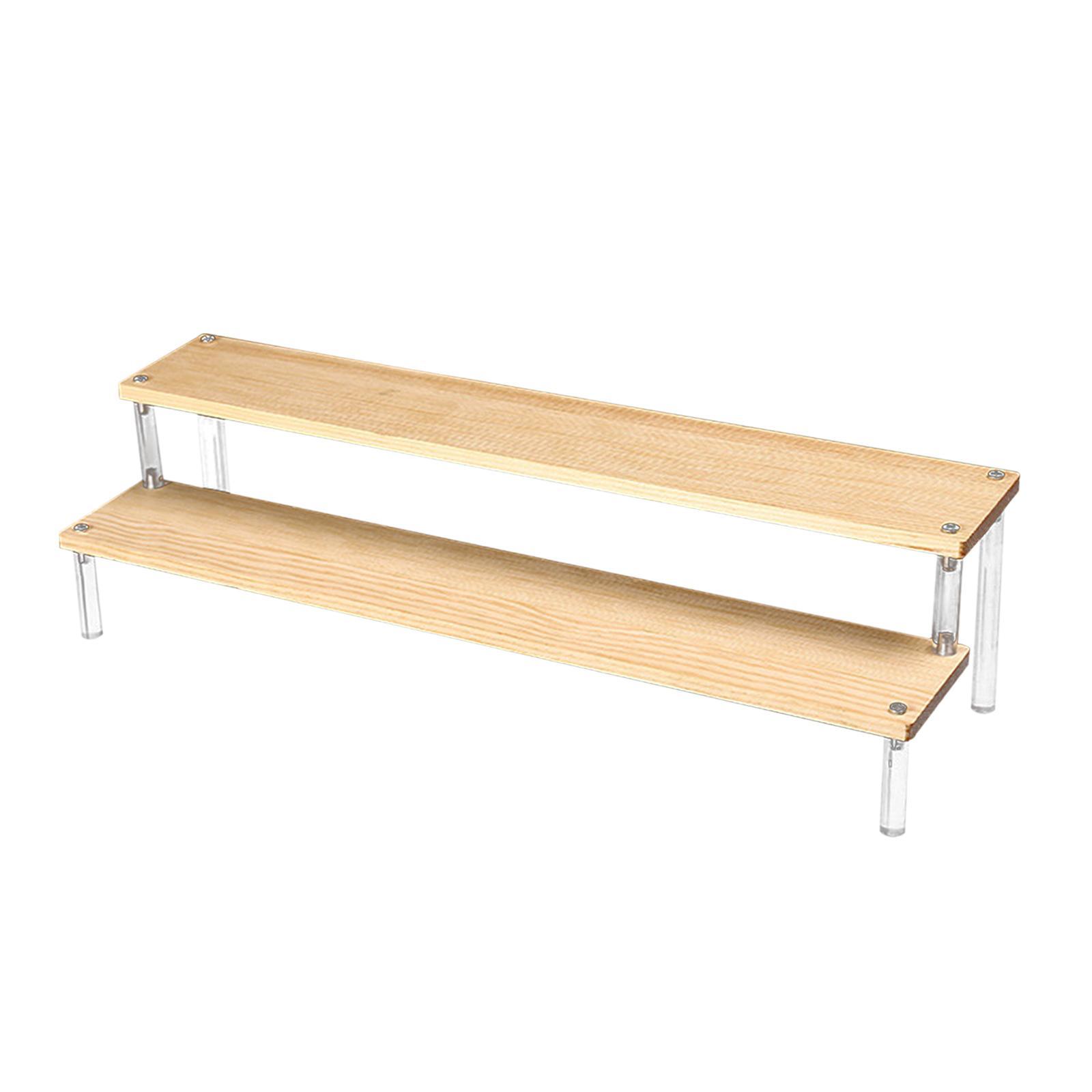 Transparent Acrylic Display Riser Shelf Dessert Display Cupcakes Holder Risers