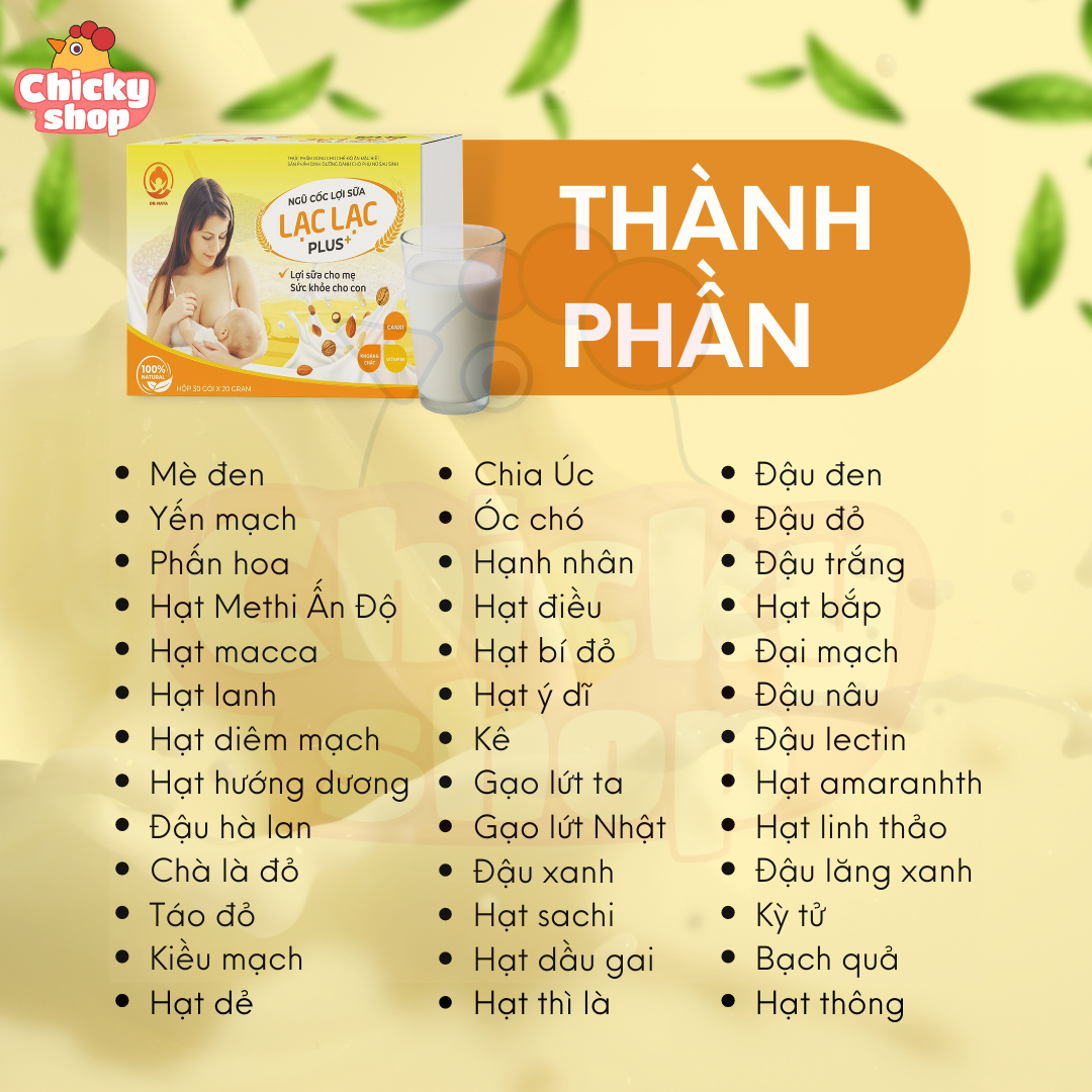 Ngũ cốc lợi sữa Lạc Lạc