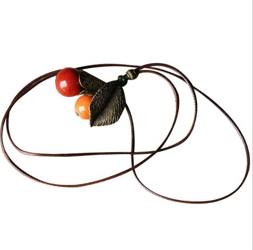 Dây đeo cổ bằng gốm kiểu Vintage