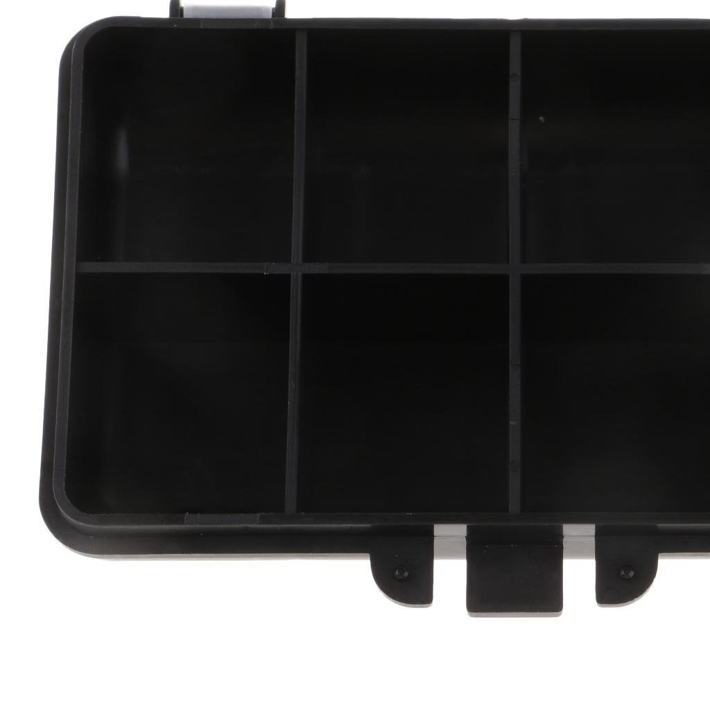 Plastic Fishing Lures Hook Baits Storage Tackle Box Case Container Organizer