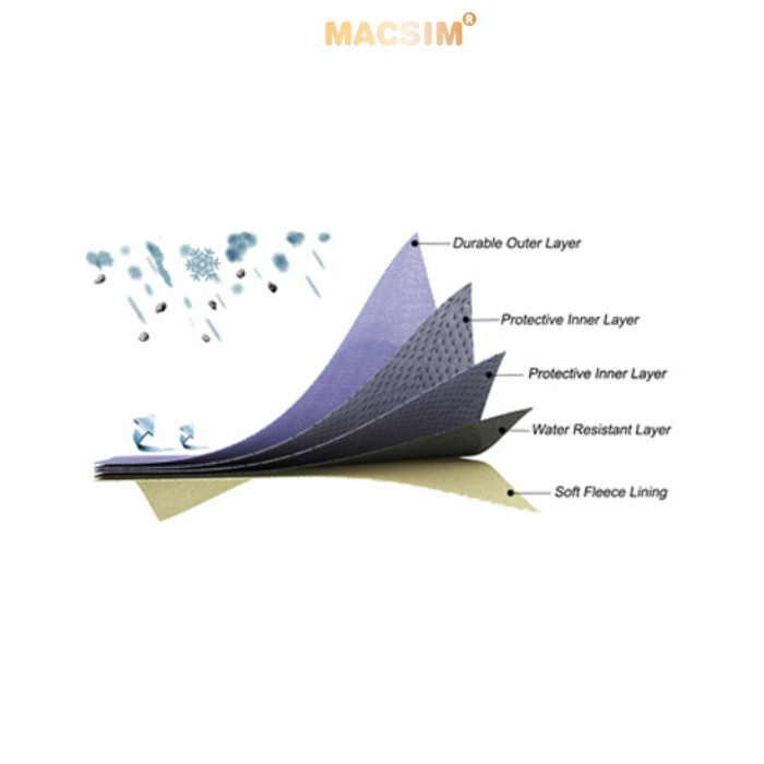 Bạt phủ ô tô chất liệu vải không dệt 3 lớp cao cấp thương hiệu MACSIM cho xe ô tô MG RX5 - màu ghi