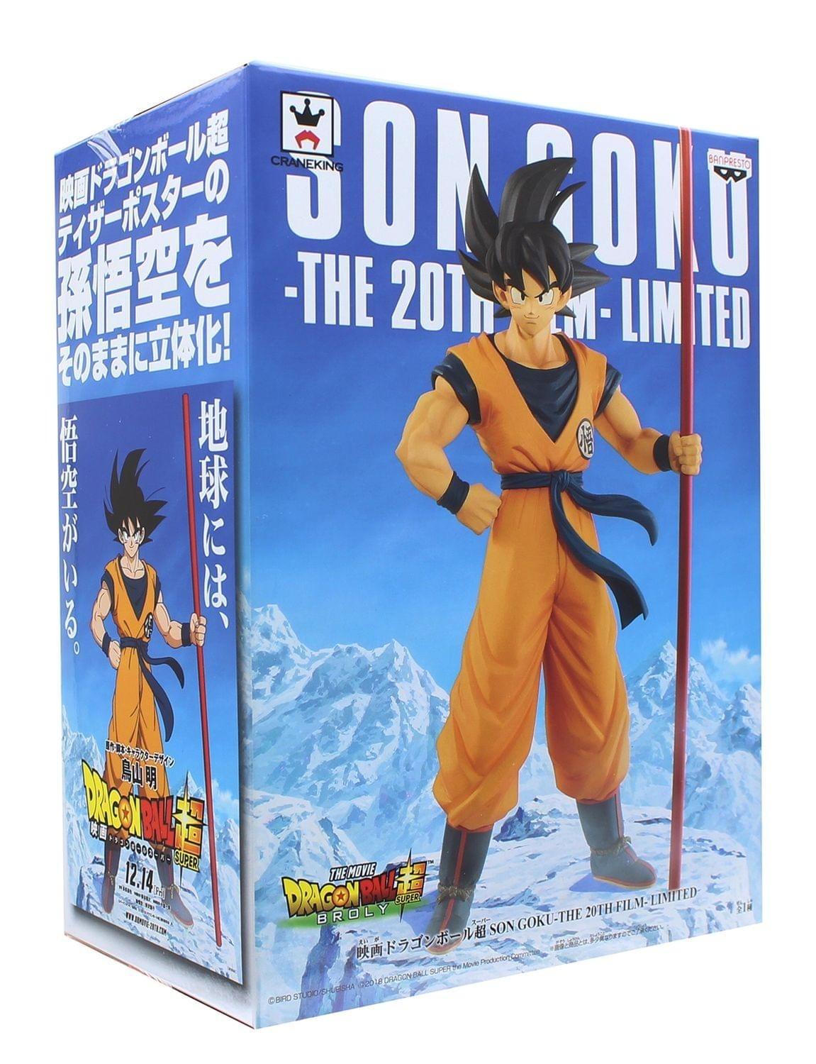 Mô Hình Son Goku The 20th Film Limited Cao 27cm