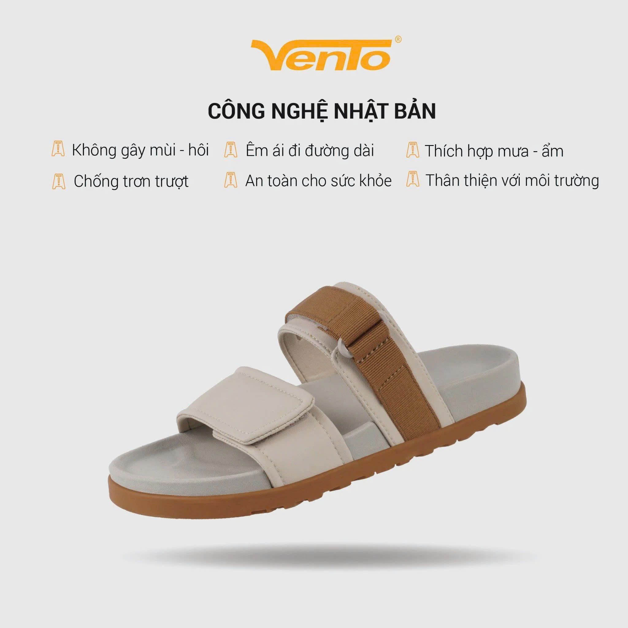 Dép quai ngang Nam/ Nữ Vento CAMEO dạo phố đi chơi du lịch SL12008