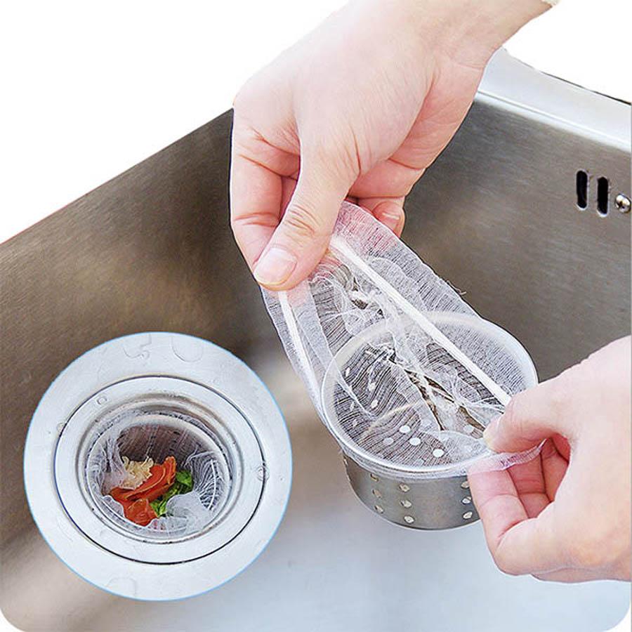 Combo 100 túi lọc rác bồn rửa chén siêu tiện dụng - Mẫu ngẫu nhiên - Hàng Chất Lượng
