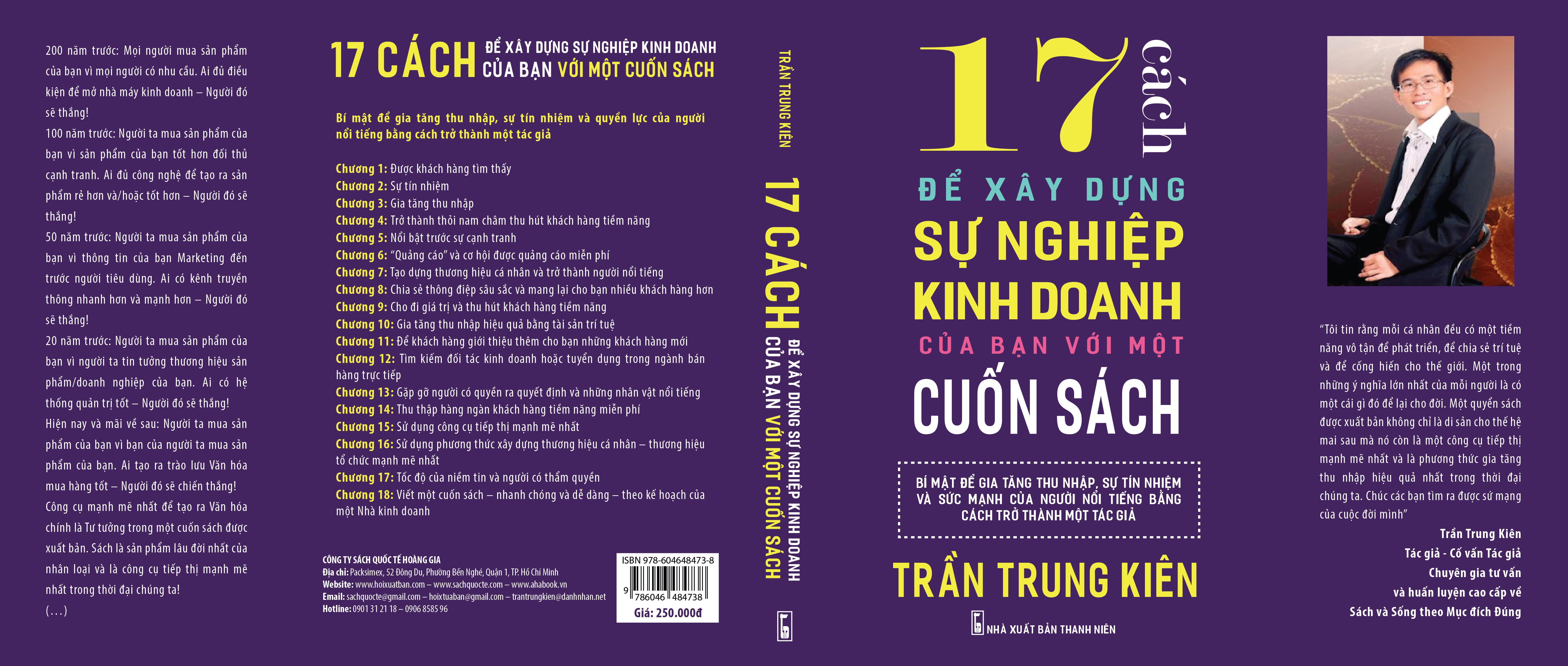 17 CÁCH ĐỂ XÂY DỰNG SỰ NGHIỆP KINH DOANH CỦA BẠN VỚI MỘT CUỐN SÁCH