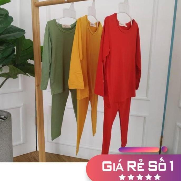 Bộ dài tay Minky Mom thun lạnh cho bé cực đẹp MKM01 . .