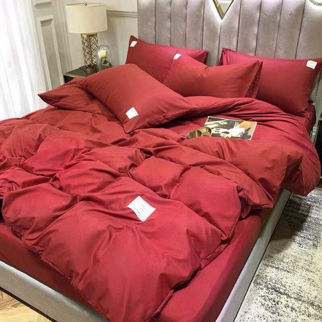 Trọn Bộ Vỏ Chăn Ga Gối Cotton Tici Hàn Quốc