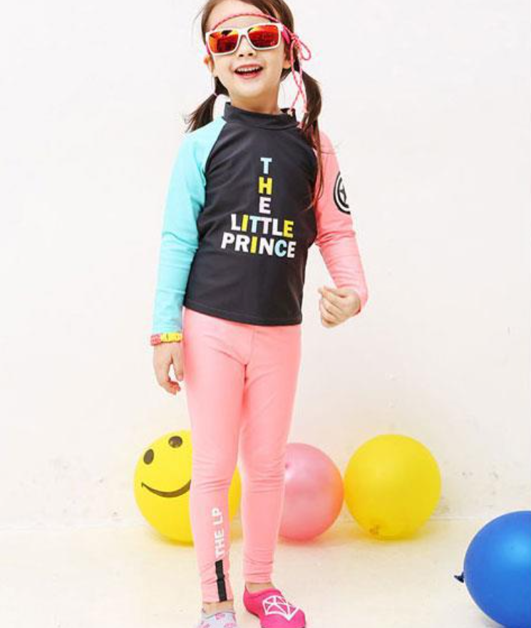 Đồ Bơi Bé Gái Và Bé Trai Tay Dài Quần Dài Họa Tiết Little Prince BB039 MayHomes Long Sleeves And Long Pants Kid's Swimwear With UPF 50 Sun Protection