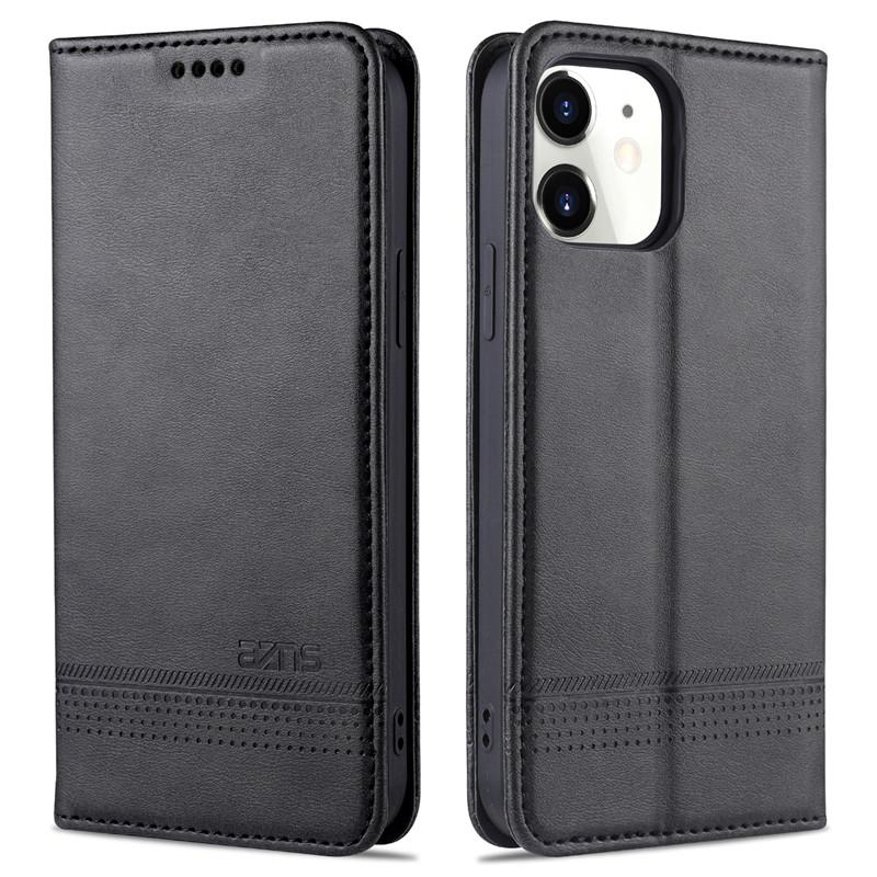 Bao Da Phong Cách Retro Có Ngăn Đựng Thẻ Cho Iphone Xs 11 12 Pro Max