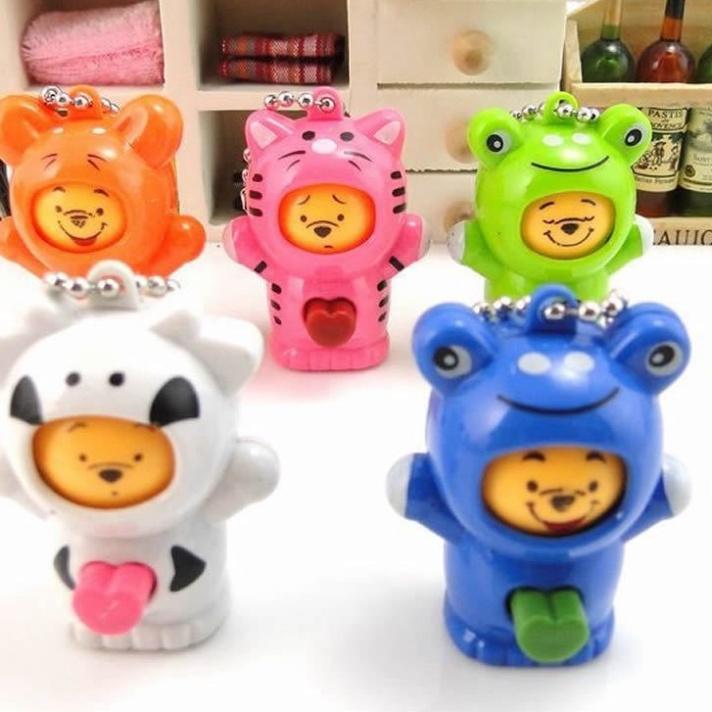 Móc khóa chibi hình búp bê bấm nút thay đổi khuôn mặt-Móc khóa cảm xúc-Móc khóa chibi thay đổi khuôn mặt