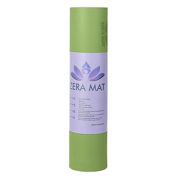 Thảm Tập Yoga Zera Mat 8mm 2 Lớp Màu Xanh Lá