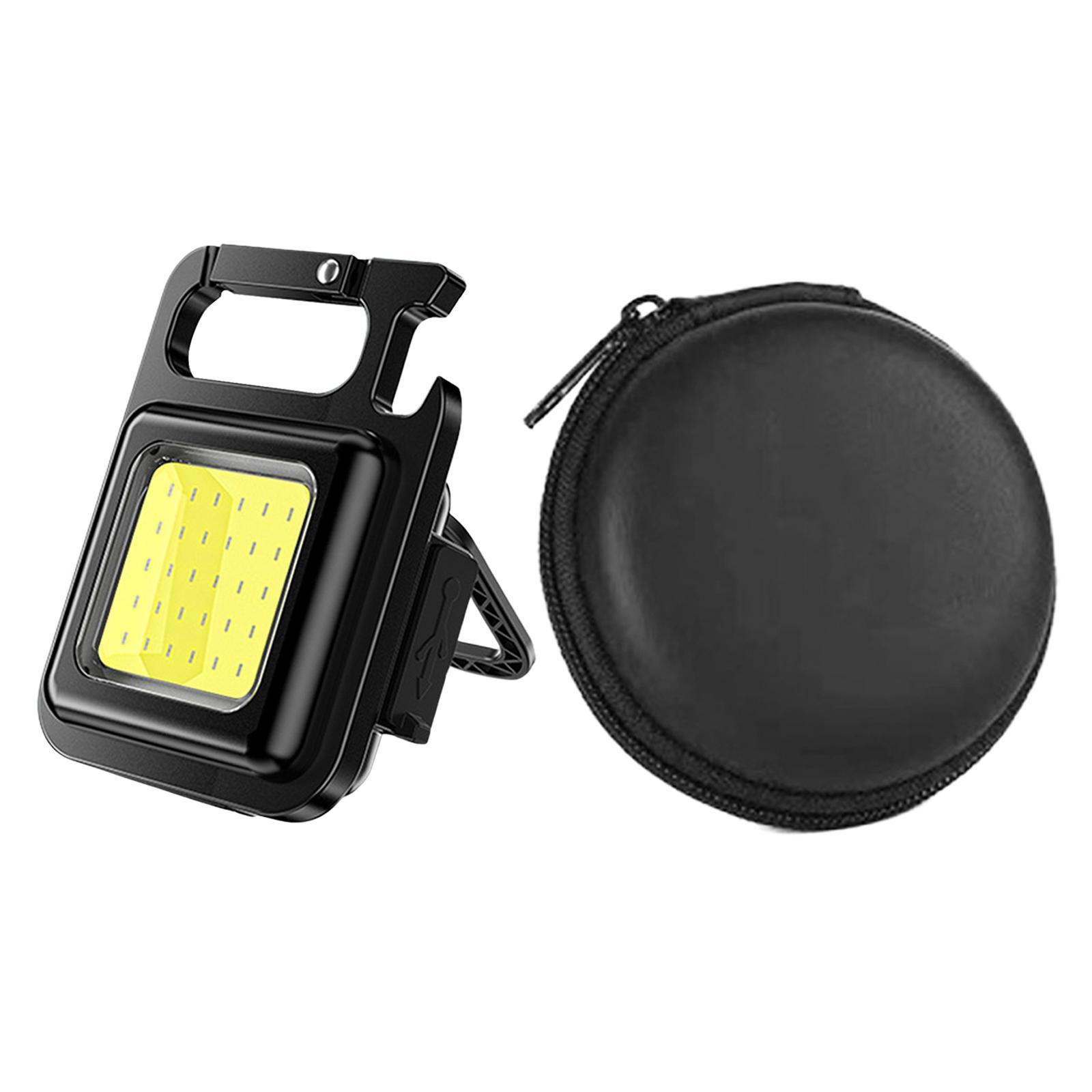 Mini COB Flashlight Portable Work Light USB Rechargeable for Outdoor Fishing