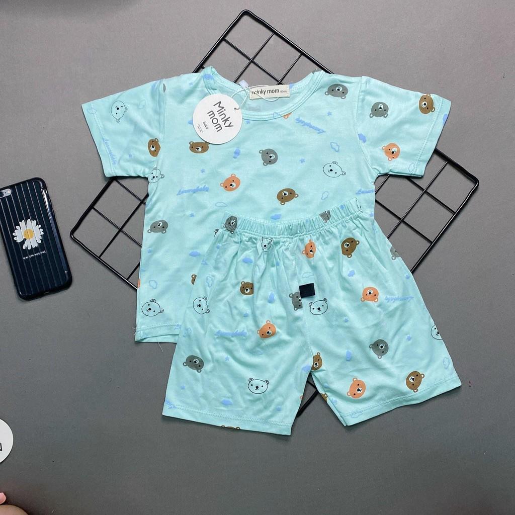 Bộ cộc tay cho bé bộ cộc tay SUMIKKO cho bé trai bé gái chất thun lạnh cao cấp siêu mềm siêu mát