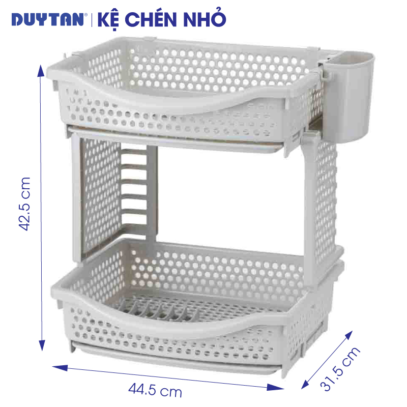 Kệ chén nhỏ nhựa Duy Tân (44.5 x 31.5 x 42.5 cm) - 11456 - Giao màu ngẫu nhiên - Hàng chính hãng