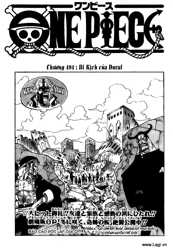 One Piece Chapter 494 - Trang 1